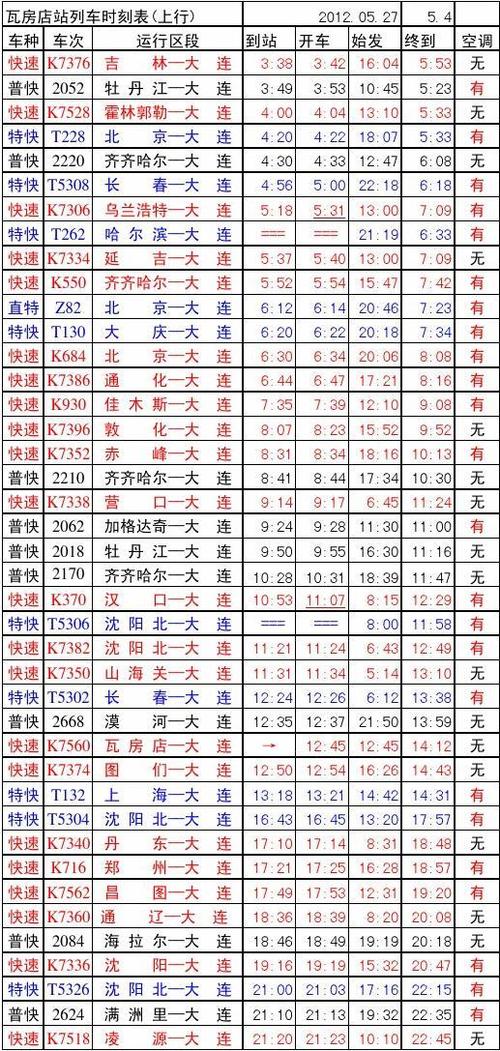 查询火车时刻表12306