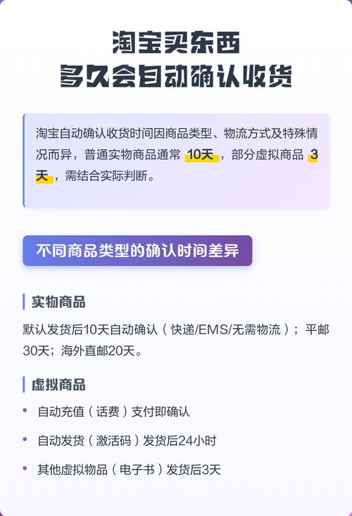 淘宝收货时间多久自动收货