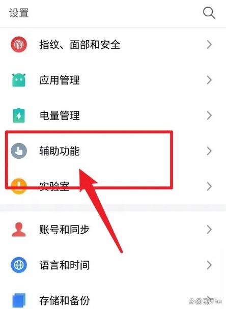 vivo的辅助功能在哪里