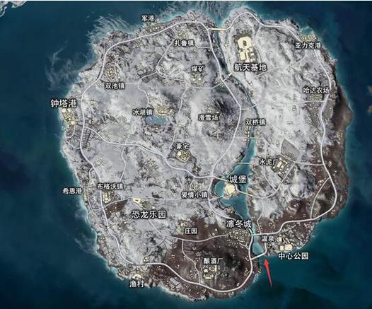 和平精英雪地地图