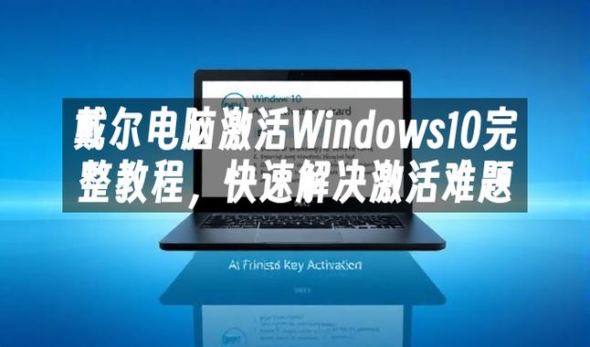 戴尔电脑激活windows10