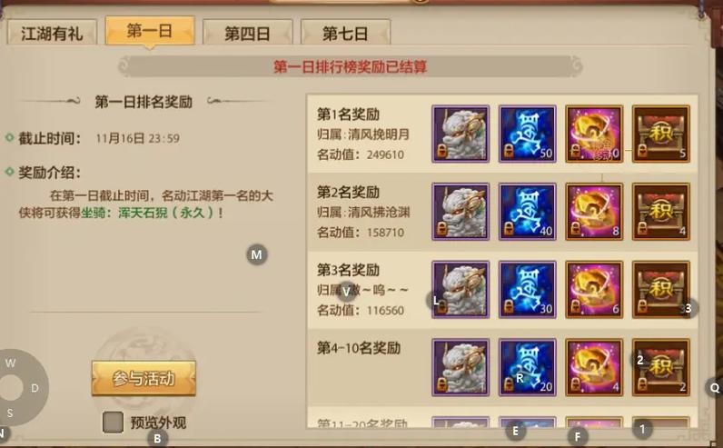 天龙八部火爆区排行