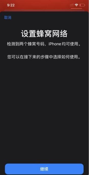 苹果手机双卡双待怎么设置