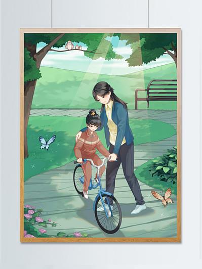 妈妈与小孩