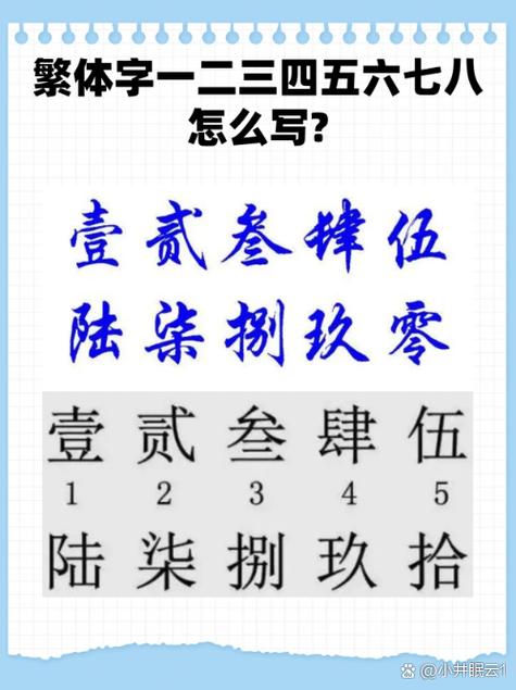 一和壹的繁体字