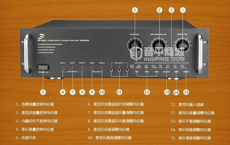 功放调音量大小有沙沙声音