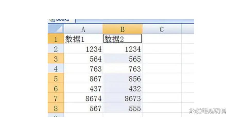 excel数据相同变色