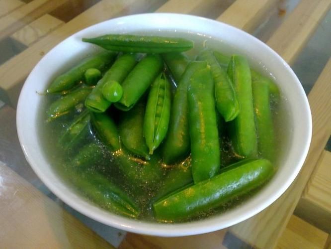 煮的豌豆不绿
