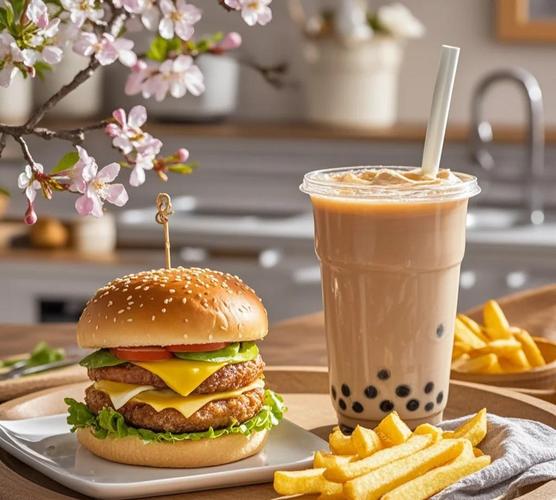 汉堡和奶茶玩万能钻石