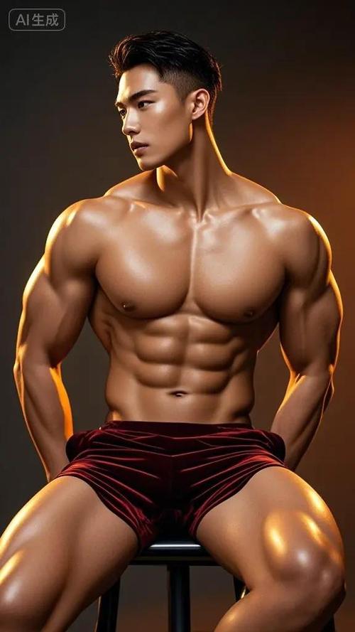 健身肌肉男