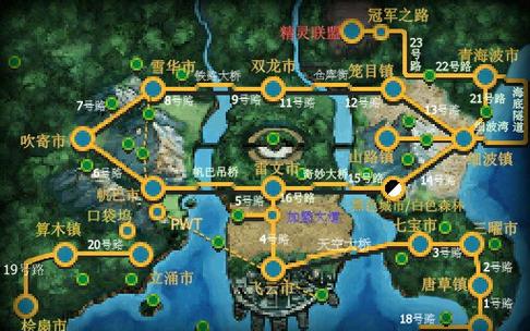 pokemmo合众练级地点