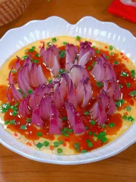 蒸洋葱