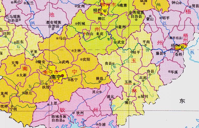玉林市各区县有哪些