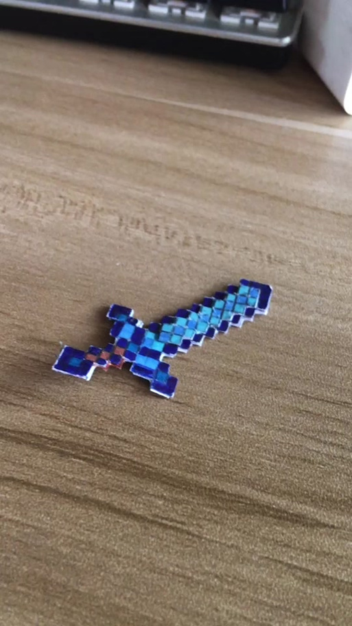 折纸做我的世界钻石剑