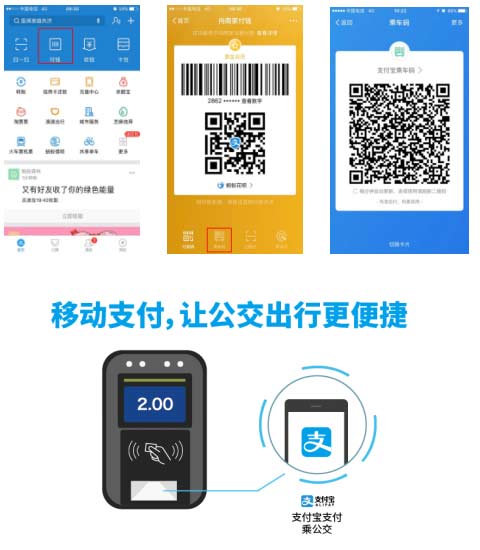 支付宝乘车码花呗付款