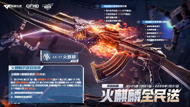 穿越火线免费领永久武器