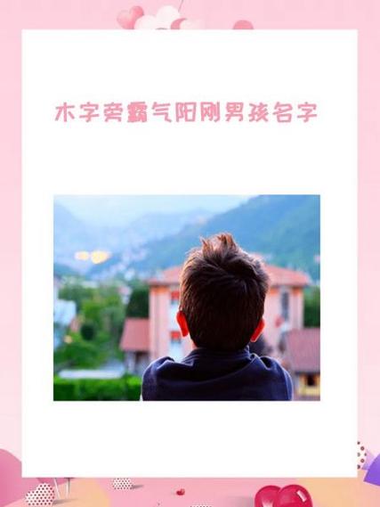 木字旁男孩取名