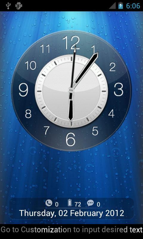 iPhone锁屏大时钟