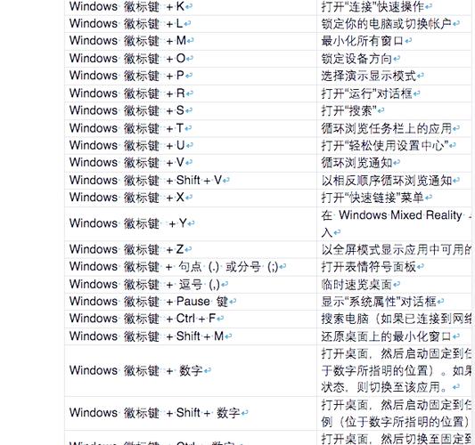 win10 快捷键