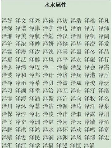 带泽字最吉利的名字