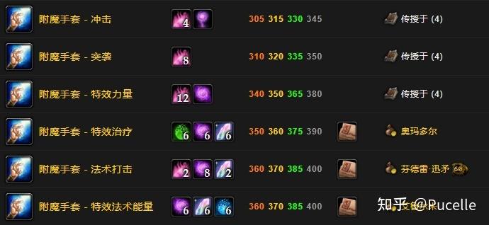 魔兽世界怀旧服副手附魔