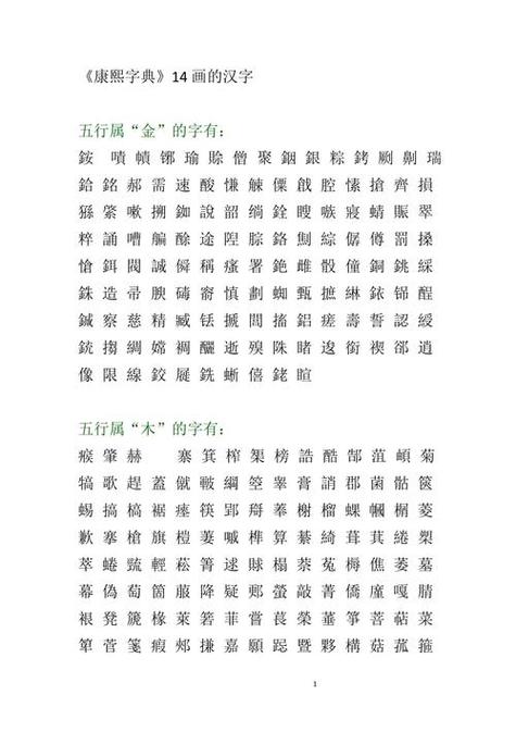 康熙字典1一81画吉凶
