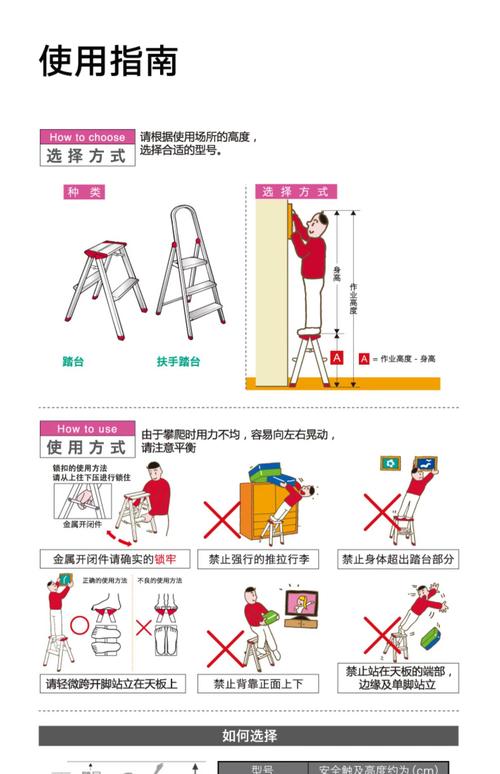 如何正确使用梯子