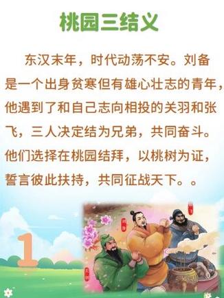三国演义桃园三结义主要内容
