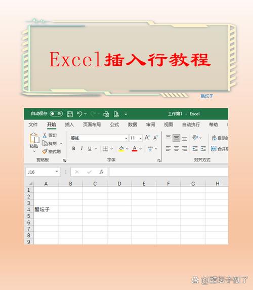 excel表格怎么增加行