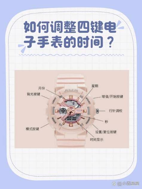 手表按键失灵最简单三个步骤