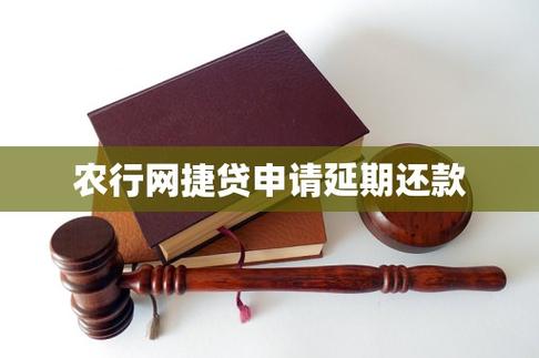 农行网捷贷可以申请延期还款吗