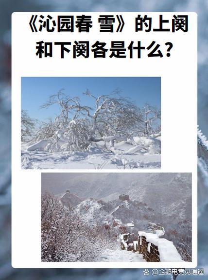 宋词分上下两阕