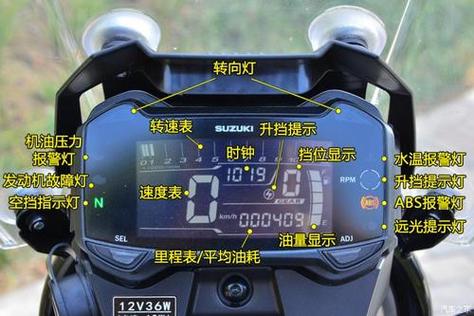 踏板车仪表图解