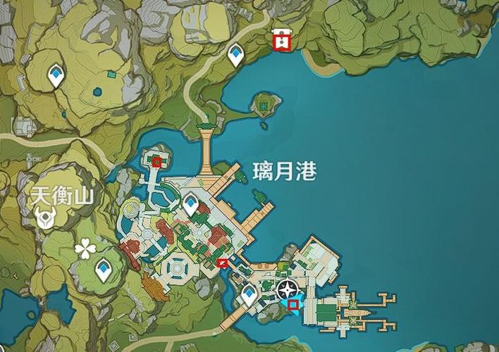 璃月港详细地图