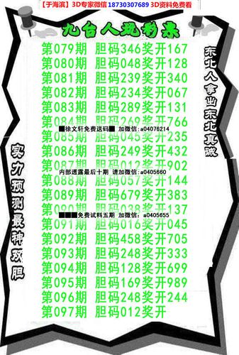 九台胆王今日推荐