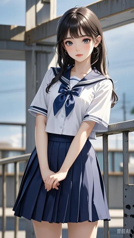 jk女孩图片真人头像
