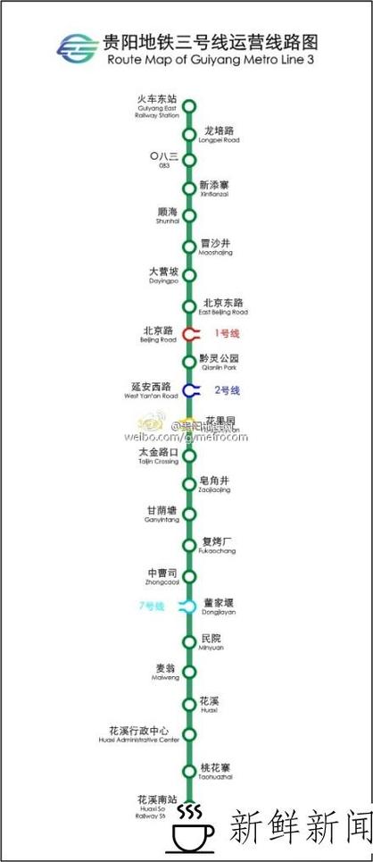 地铁3号线沿线