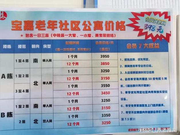 酒店式养老院价格