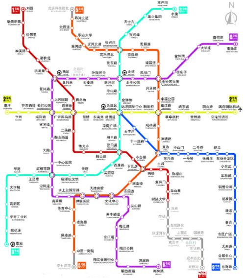 5号线地铁经过哪些站