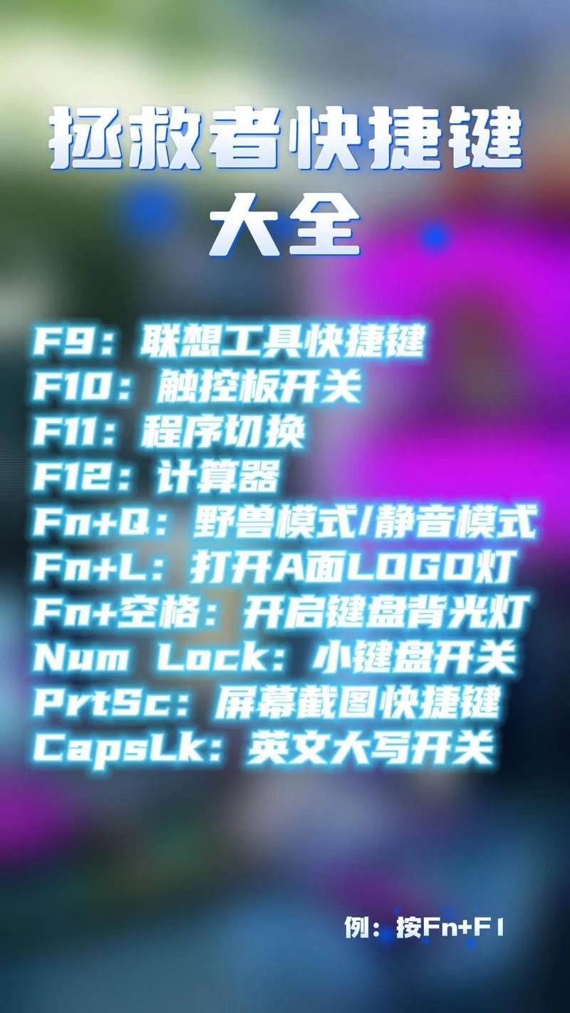 联想拯救者热键是什么