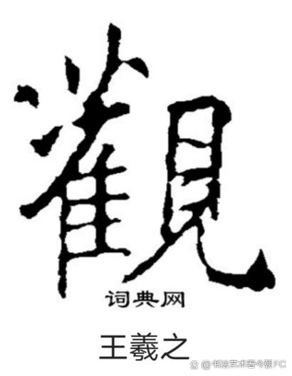 观行书写法