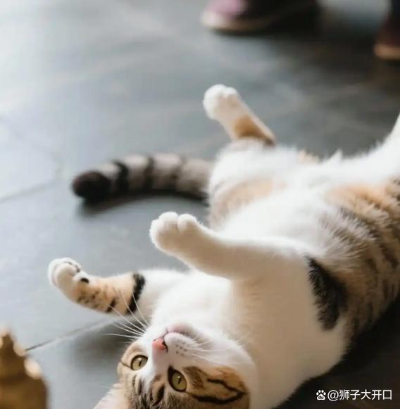 猫咪地上打滚什么意思