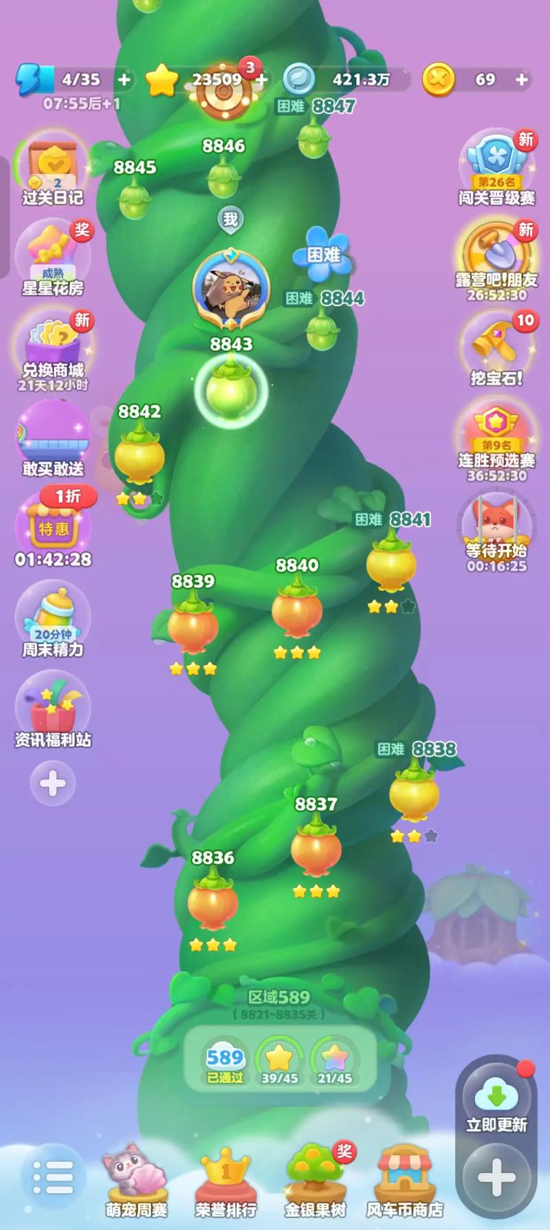 开心消消乐最高多少关了