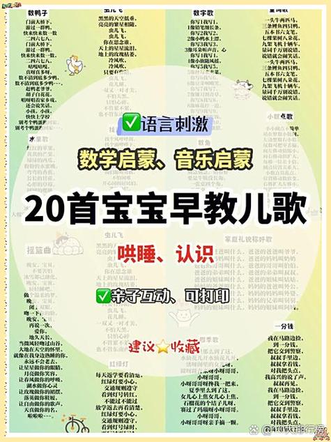 经典儿歌20首