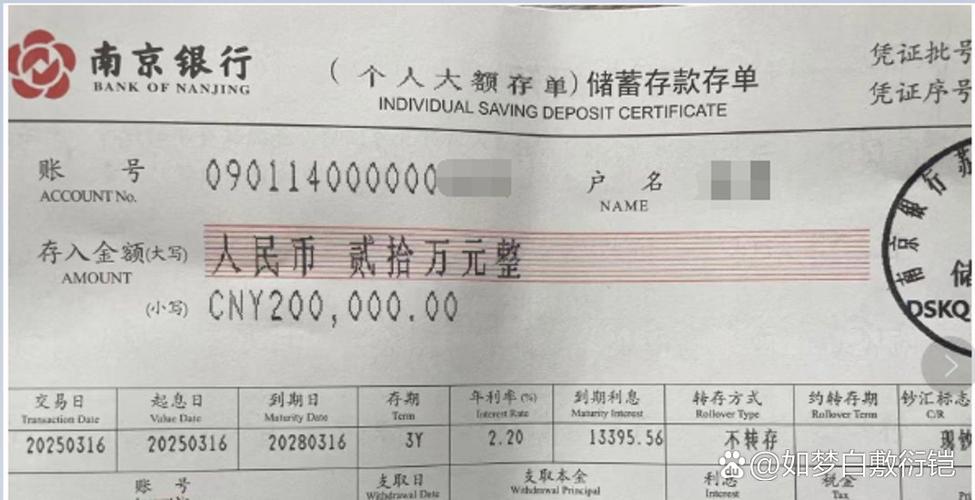 大额存单是理财还是存款