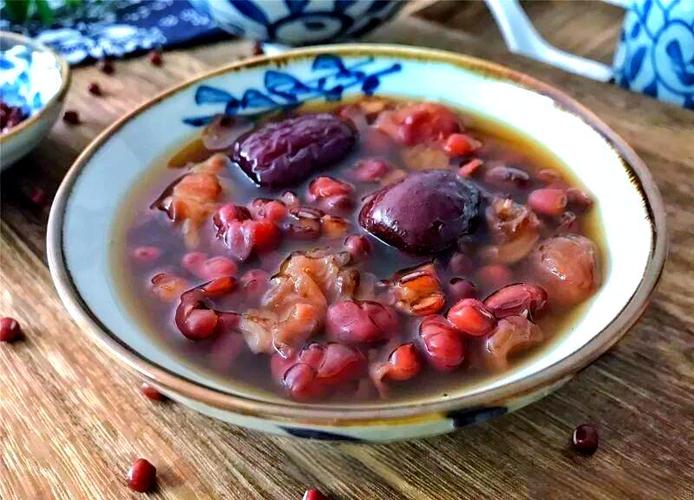 红豆红枣桂圆汤的功效