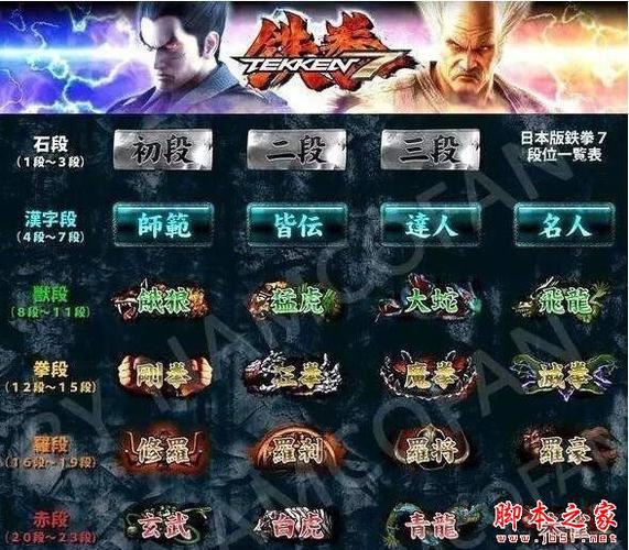 铁拳一共几个段位