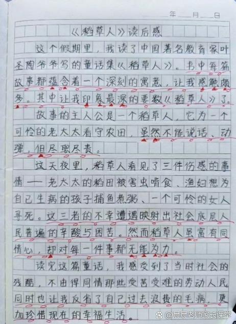 稻草人读后感50字