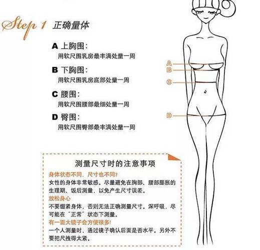 腰围胸围怎么量尺寸