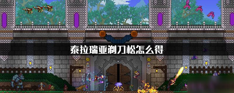 泰拉瑞亚剃刀松获取方法